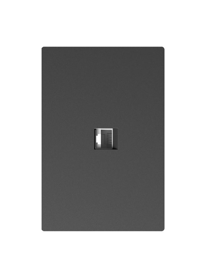 Llave toma de red RJ45 Macroled Milan gris